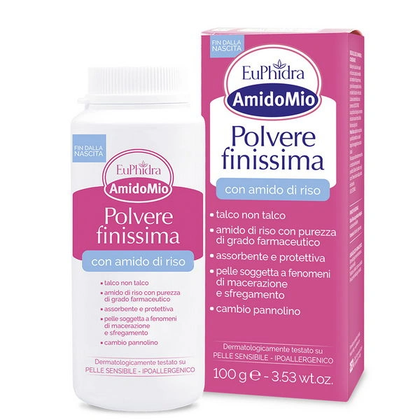 Amido Mio-Euphidra-Polvere Finissima con amido di riso