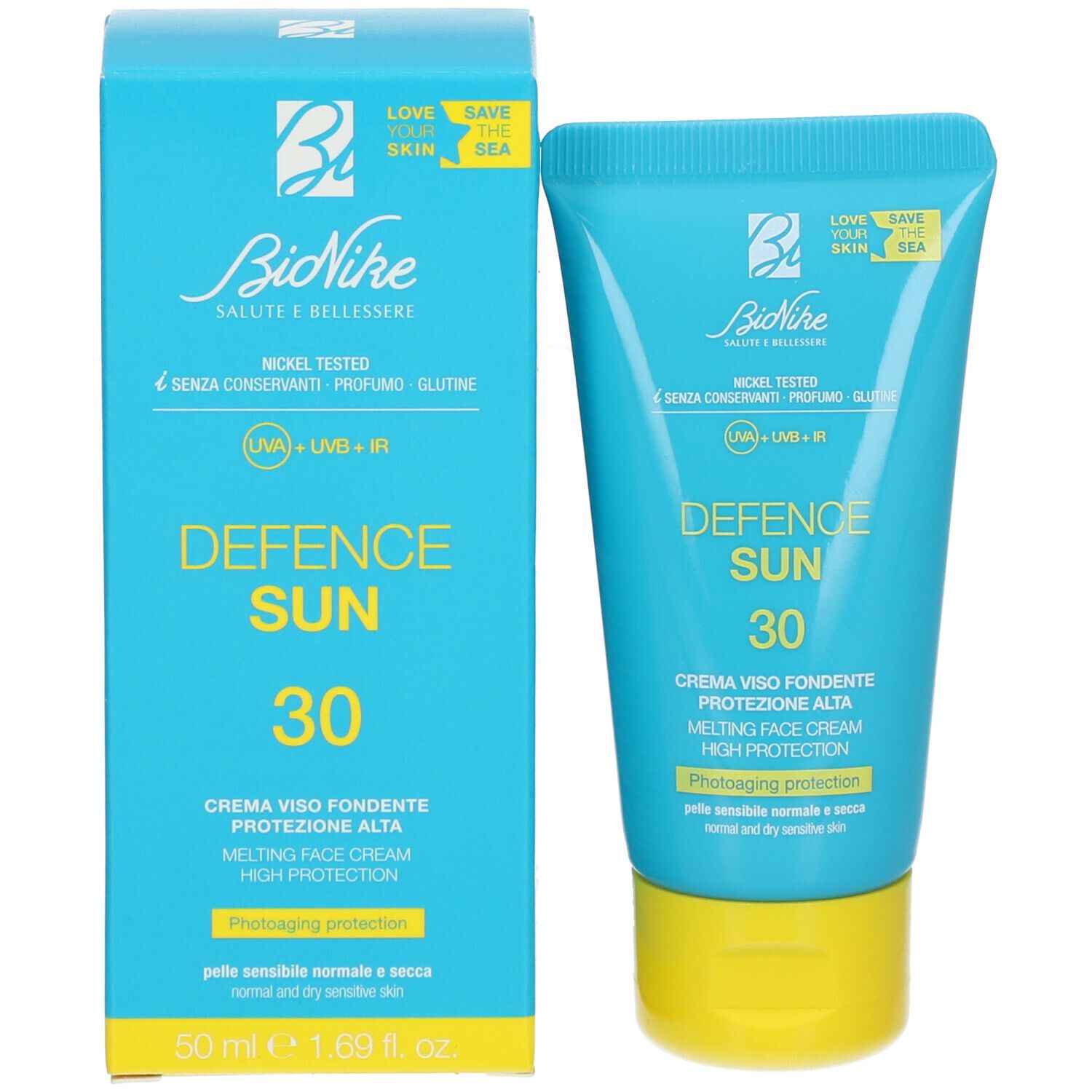 Bionike Defence Sun 30 Crema Viso Fondente Protezione Alta