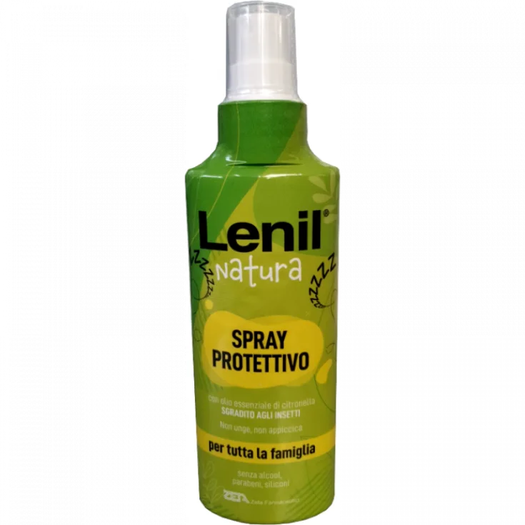 Lenil Natura Spray Repellente zanzare per Tutta la Famiglia