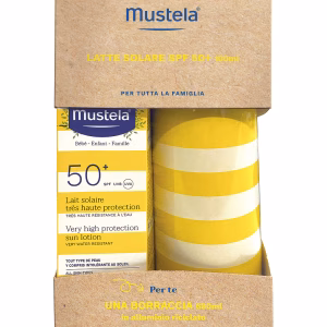 Mustela Latte Solare 50+ con Borraccia