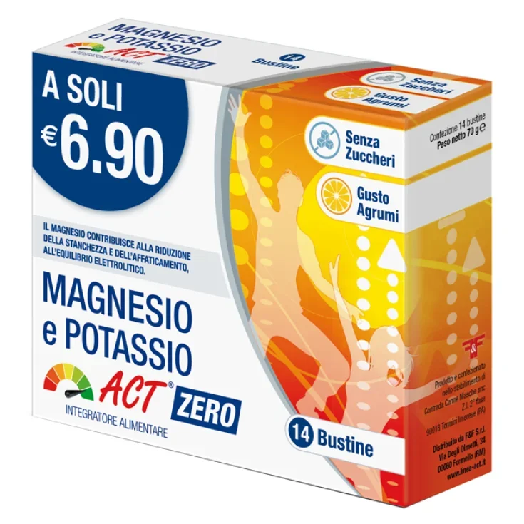Magnesio e Potassio ACT ZERO