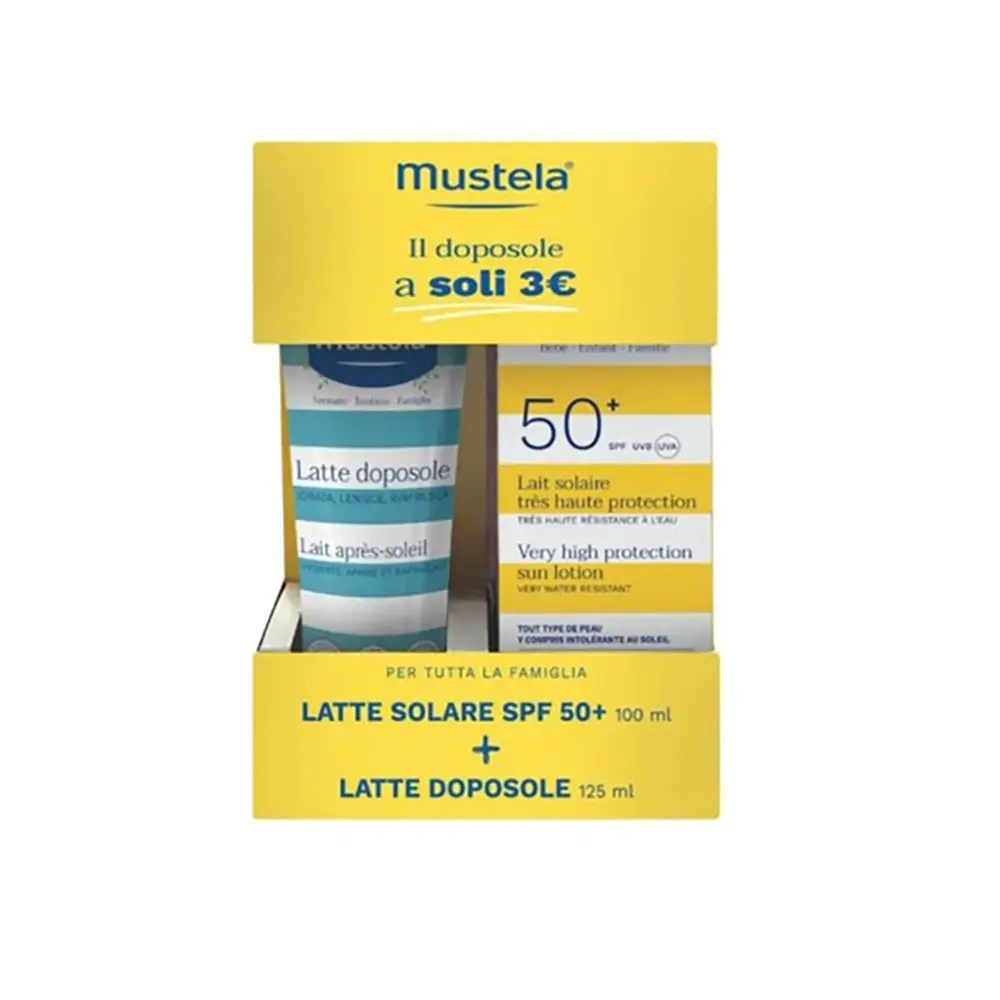 Mustela Latte Solare 50+ con Doposole