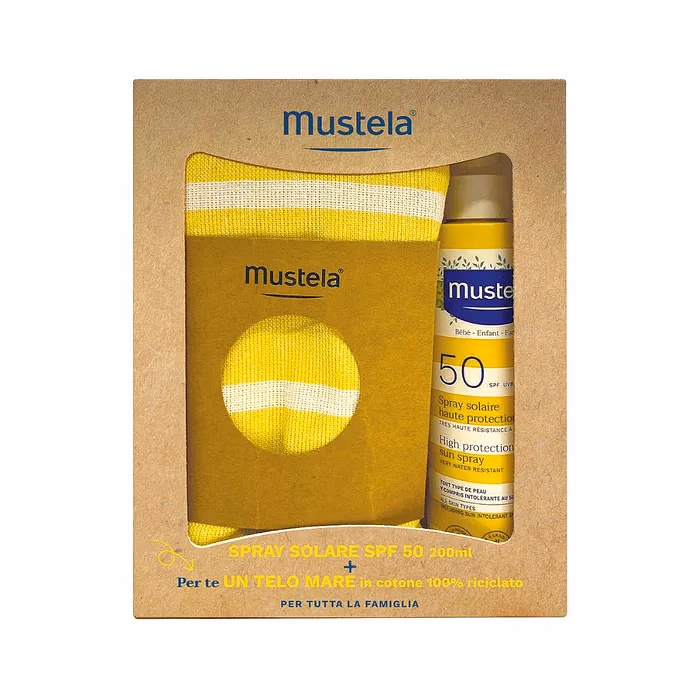 Mustela Latte Solare Spray 50+ 200ml con Telomare