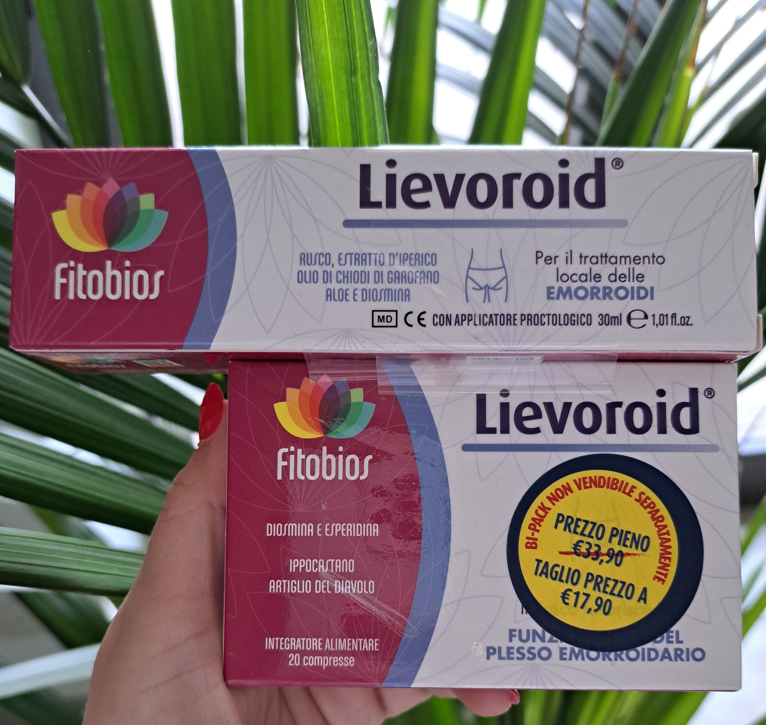 Lievoroid compresse+Lievoroid crema emorroidi