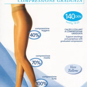 SANAGENS collant 140 Den  a compressione graduata