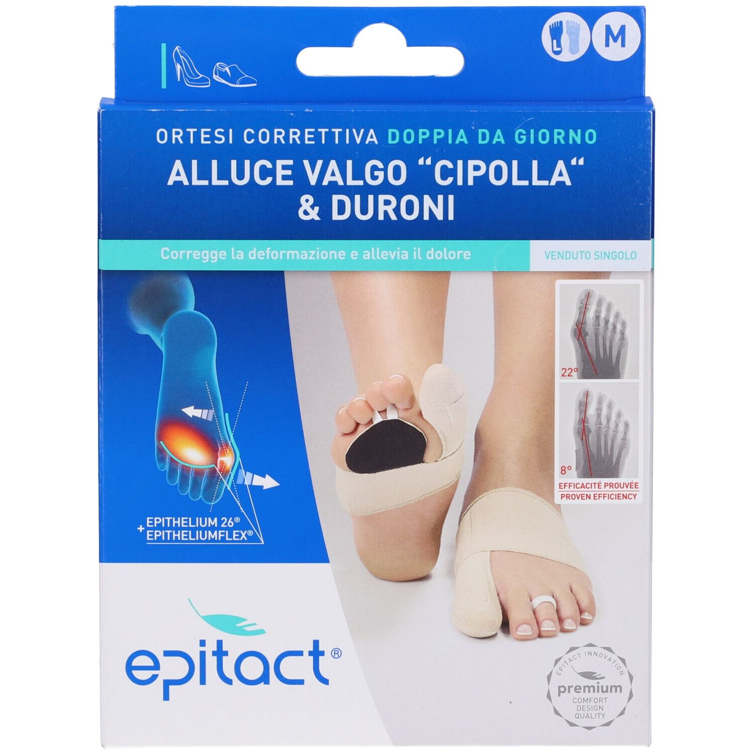 EPITACT Alluce Valgo ‘Cipolla’ e Duroni taglia M