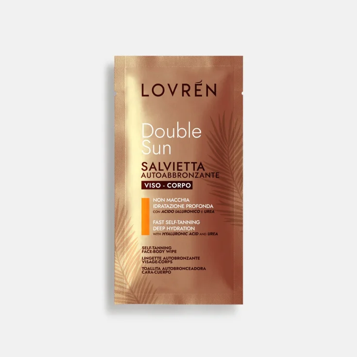 Lovren Double Sun Salvietta Autoabbronzante viso-corpo