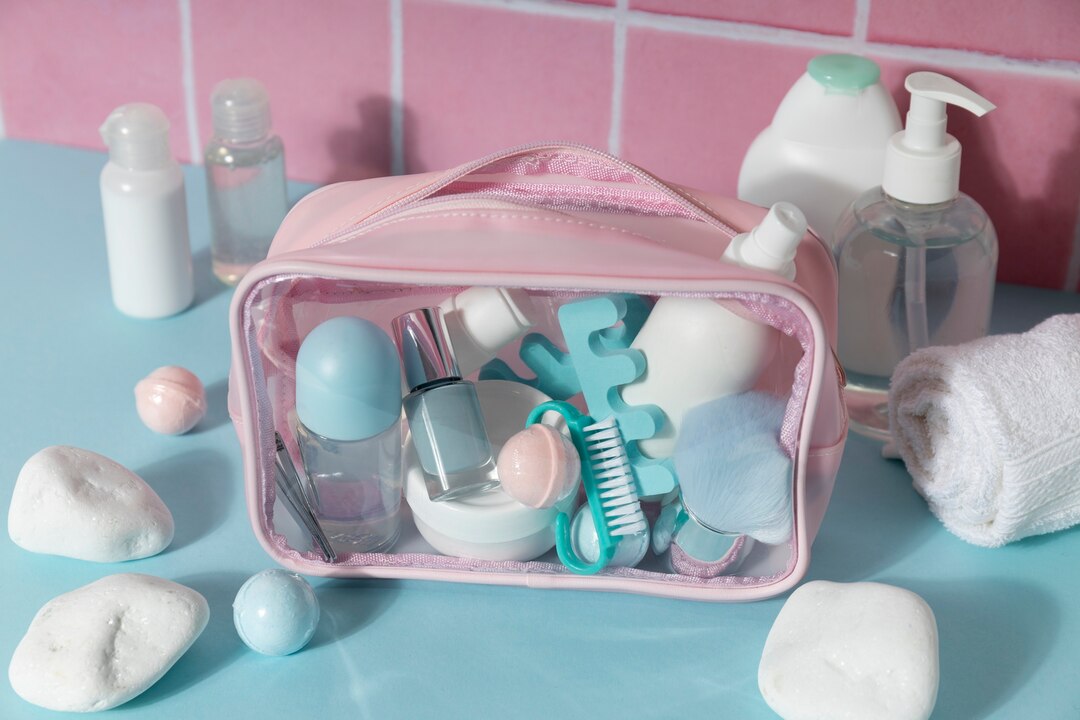 beauty neonato con prodotti indispensabili